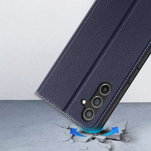 Samsung A54 kaaned kaarditaskuga Dux Ducis Skin X2 magnetiga sulguv sinine 11