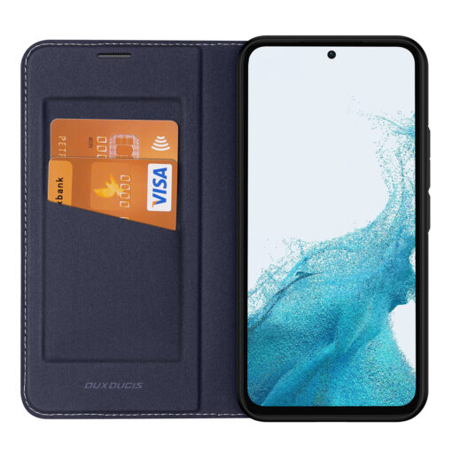 Samsung A54 kaaned kaarditaskuga Dux Ducis Skin X2 magnetiga sulguv sinine 2