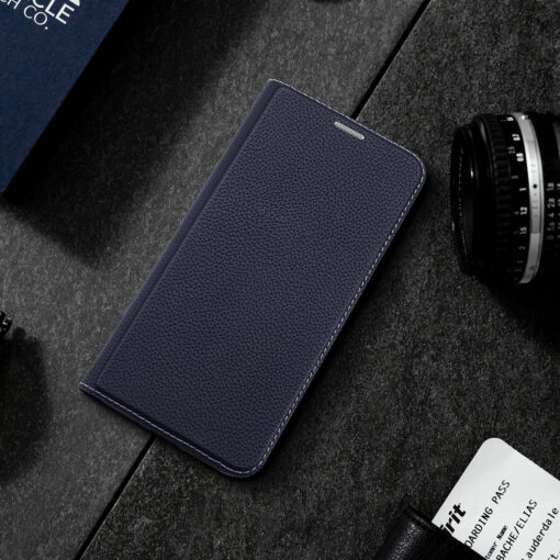 Samsung A54 kaaned kaarditaskuga Dux Ducis Skin X2 magnetiga sulguv sinine 4