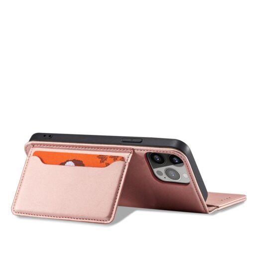 Samsung A54 kaaned kunstnahast kaarditaskutega roosa 2