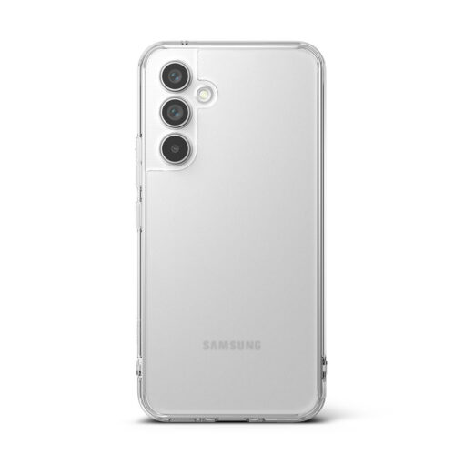 Samsung A54 umbris Fusion plastikust taguse ja silikoonist raamiga labipaistev matt 2