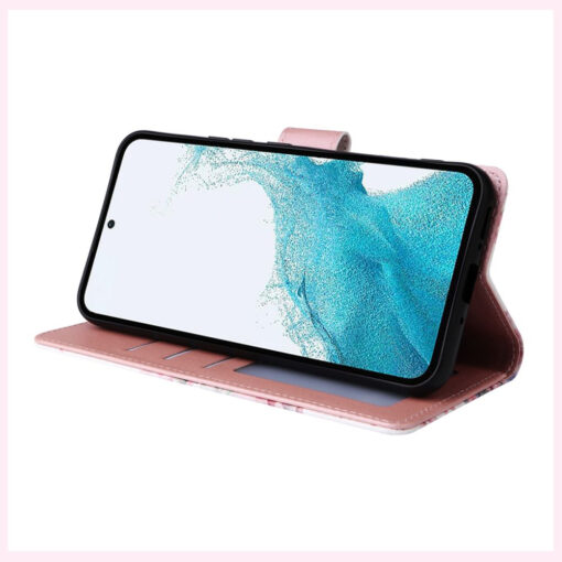 Samsung A54 umbris silikoonist roosa marmori imitatsiooniga 2 1