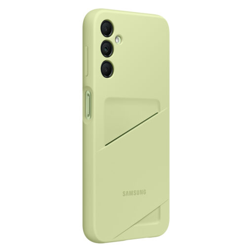 Samsung Galaxy A14 umbris Card Slot kaarditaskuga silikoonist roheline EF OA146TGEGWW 2