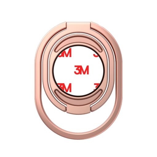 Napuhoidik ja telefonitugi Baseus Rails ring holder roosa 5