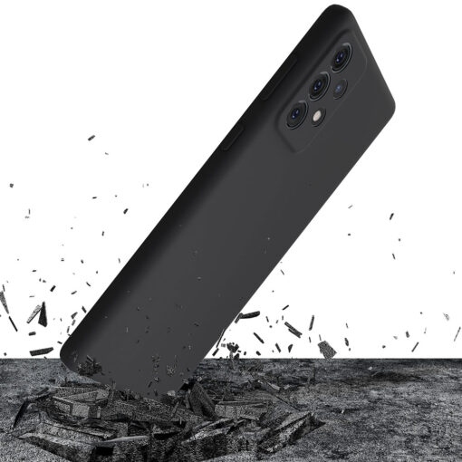 Samsung A53 umbris silikoonist 3mk Silicone Case matt must 2