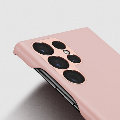Samsung S23 ULTRA umbris Dux Ducis Grit kunstnahast MagSafe roosa 5