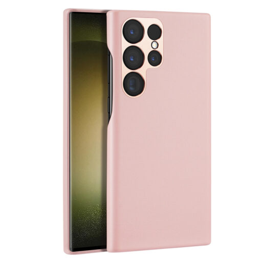 Samsung S23 ULTRA umbris Dux Ducis Grit kunstnahast MagSafe roosa