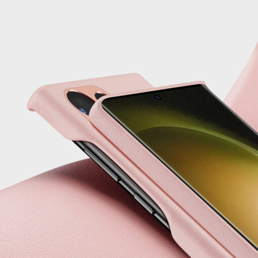 Samsung S23 ULTRA umbris Dux Ducis Grit kunstnahast MagSafe roosa 6