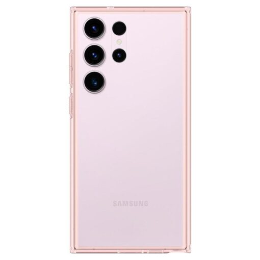 Samsung S23 ULTRA umbris Spigen Ultra Hybrid silikoonist servade ja plastikust tagusega roosa kristall 1