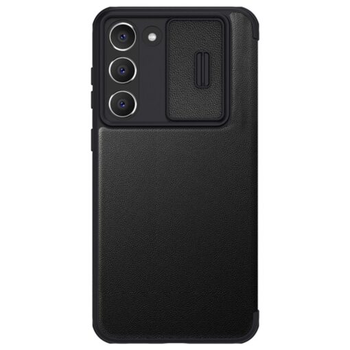 Samsung S23 kaaned kaamera kaitsega Nillkin Qin Leather Pro nahast must 20