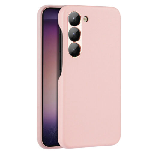 Samsung S23 umbris Dux Ducis Grit kunstnahast MagSafe roosa