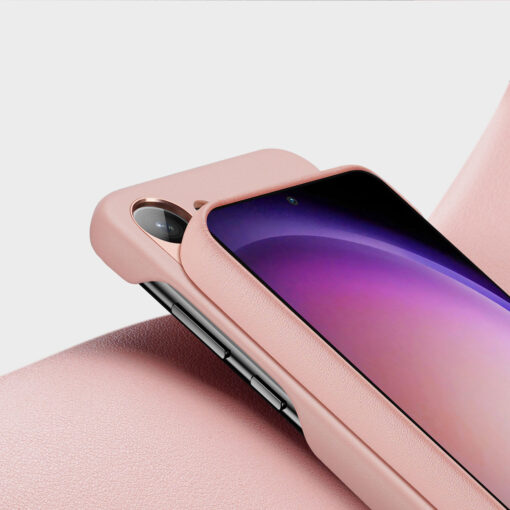Samsung S23 umbris Dux Ducis Grit kunstnahast MagSafe roosa 6