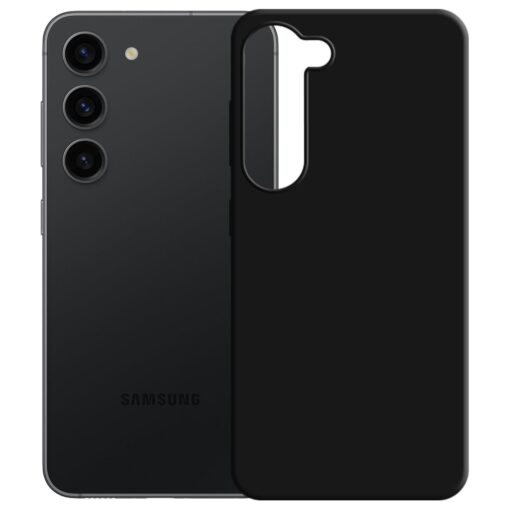 Samsung S23 umbris silikoonist – 3mk Silicone Case matt must 3