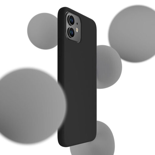 iPhone 11 umbris silikoonist 3mk Silicone Case matt must 1