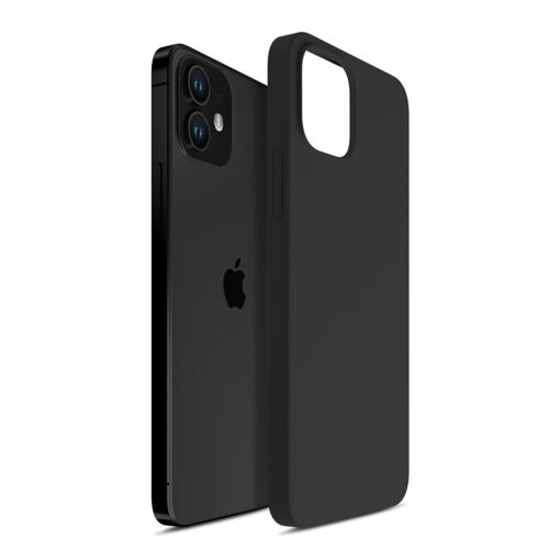 iPhone 12 MINI umbris silikoonist 3mk Silicone Case matt must 6