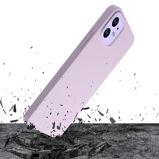 iPhone 1212 PRO umbris MagSafe silikoonist 3mk Hardy Silicone MagCase lilla 2