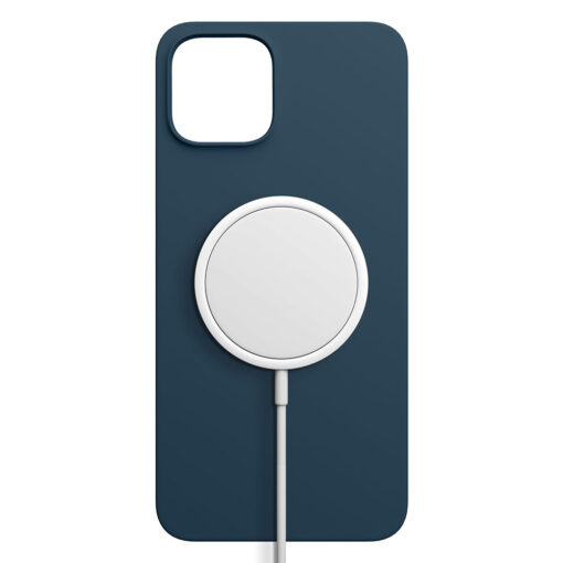 iPhone 1212 PRO umbris MagSafe silikoonist 3mk Hardy Silicone MagCase sinine 13