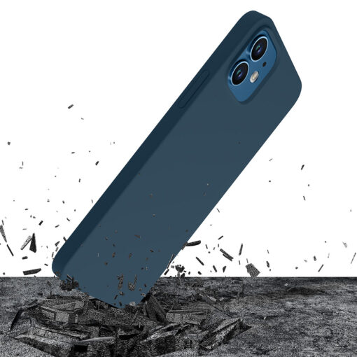 iPhone 1212 PRO umbris MagSafe silikoonist 3mk Hardy Silicone MagCase sinine 2