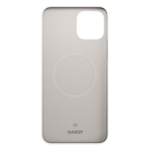 iPhone 1212 PRO umbris MagSafe silikoonist 3mk Hardy Silicone MagCase valge 11