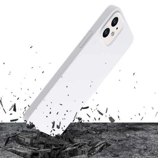 iPhone 1212 PRO umbris MagSafe silikoonist 3mk Hardy Silicone MagCase valge 2