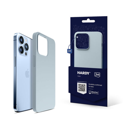 iPhone 13 PRO MAX umbris MagSafe silikoonist 3mk Hardy Silicone MagCase helesinine