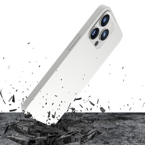 iPhone 13 PRO MAX umbris MagSafe silikoonist 3mk Hardy Silicone MagCase valge 2