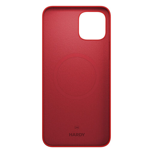 iPhone 13 umbris MagSafe silikoonist 3mk Hardy Silicone MagCase punane 11