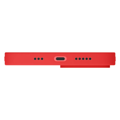 iPhone 13 umbris MagSafe silikoonist 3mk Hardy Silicone MagCase punane 12
