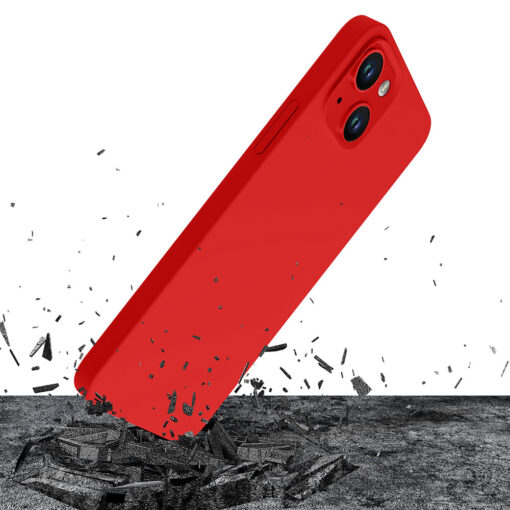 iPhone 13 umbris MagSafe silikoonist 3mk Hardy Silicone MagCase punane 2