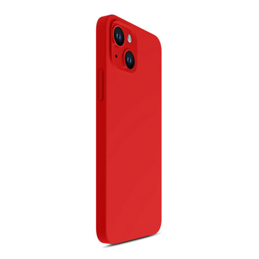 iPhone 13 umbris MagSafe silikoonist 3mk Hardy Silicone MagCase punane 6