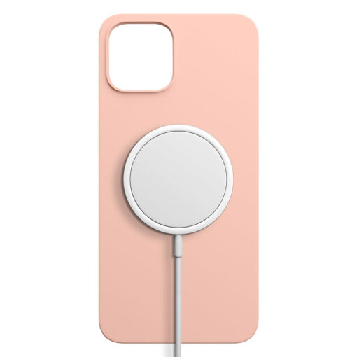 iPhone 13 umbris MagSafe silikoonist 3mk Hardy Silicone MagCase roosa 13