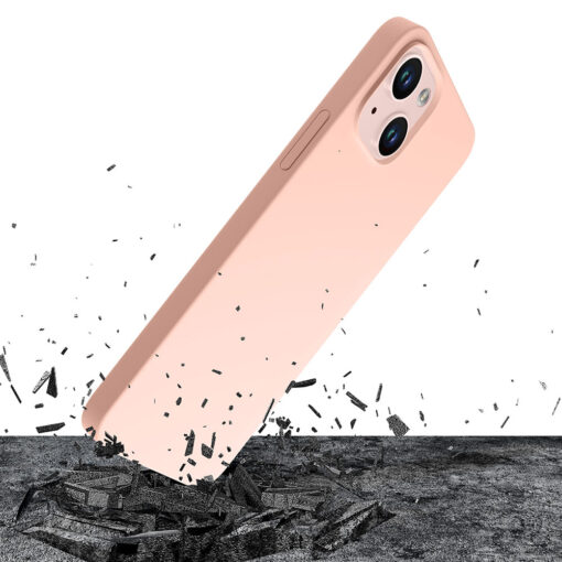 iPhone 13 umbris MagSafe silikoonist 3mk Hardy Silicone MagCase roosa 2