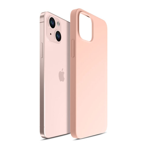 iPhone 13 umbris MagSafe silikoonist 3mk Hardy Silicone MagCase roosa 7
