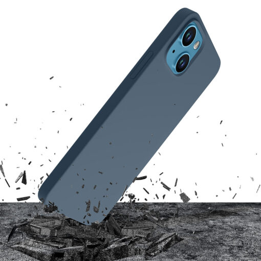iPhone 13 umbris MagSafe silikoonist 3mk Hardy Silicone MagCase sinine 2