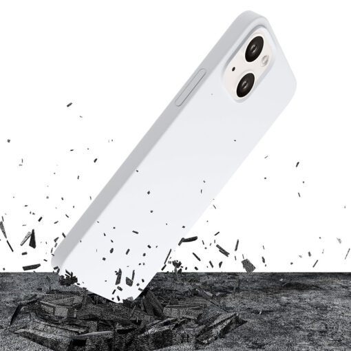 iPhone 13 umbris MagSafe silikoonist 3mk Hardy Silicone MagCase valge 2 1