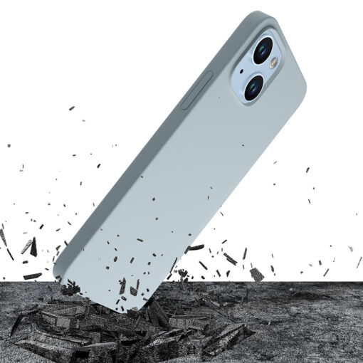 iPhone 14 PLUS umbris MagSafe silikoonist 3mk Hardy Silicone MagCase helesinine 2