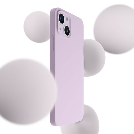 iPhone 14 PLUS umbris MagSafe silikoonist 3mk Hardy Silicone MagCase roosa 1