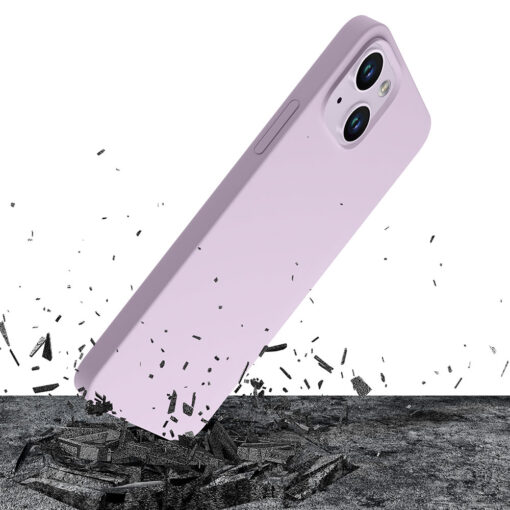 iPhone 14 PLUS umbris MagSafe silikoonist 3mk Hardy Silicone MagCase roosa 2