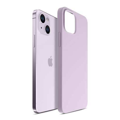 iPhone 14 PLUS umbris MagSafe silikoonist 3mk Hardy Silicone MagCase roosa 7