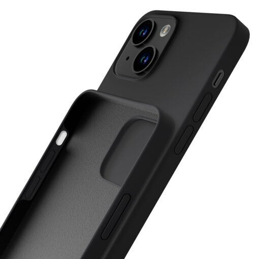 iPhone 14 umbris silikoonist 3mk Silicone Case matt must 4