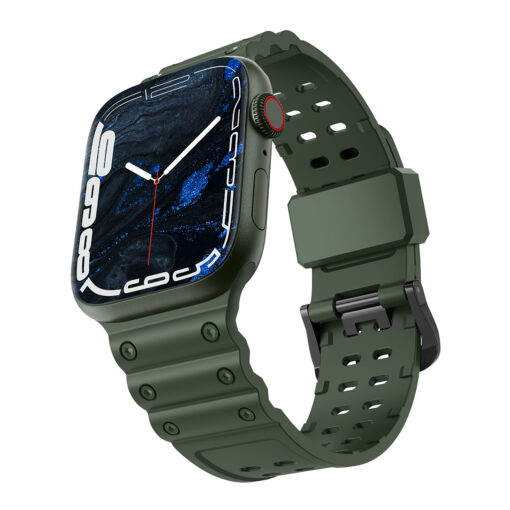 Apple Watch 414038mm Protection silikoonist kellarihm roheline 1
