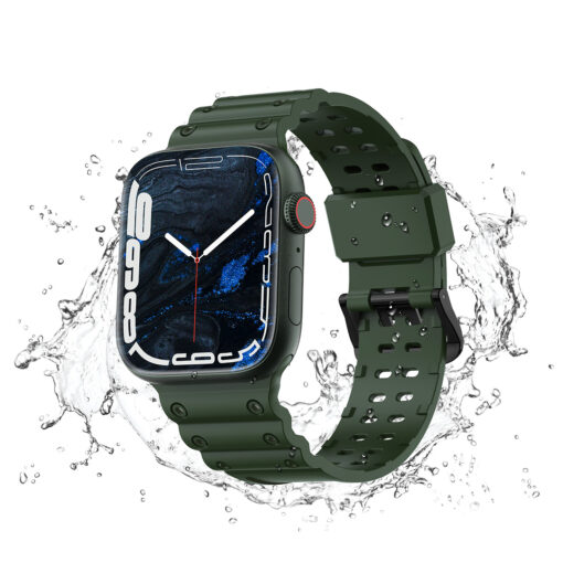 Apple Watch 414038mm Protection silikoonist kellarihm roheline 4