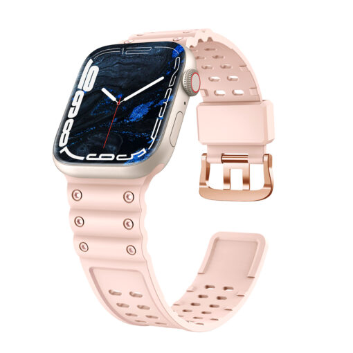 Apple Watch 414038mm Protection silikoonist kellarihm roosa 1