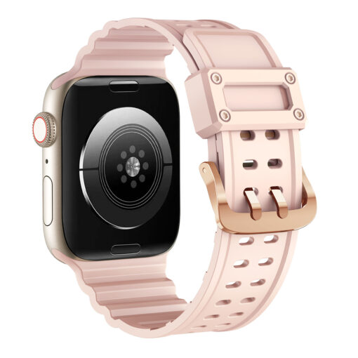Apple Watch 414038mm Protection silikoonist kellarihm roosa 3