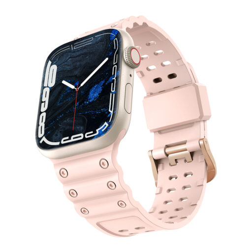 Apple Watch 414038mm Protection silikoonist kellarihm roosa