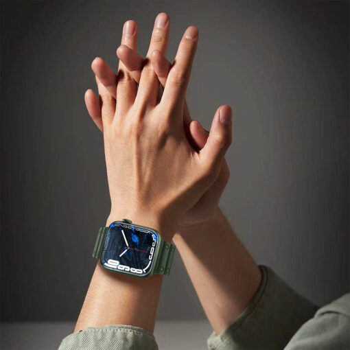 Apple Watch 414038mm Protection silikoonist kellarihm tumesinine 13