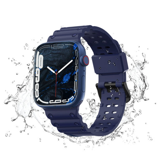 Apple Watch 414038mm Protection silikoonist kellarihm tumesinine 2