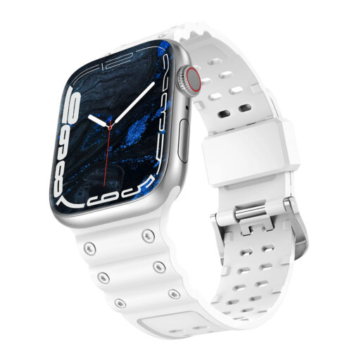 Apple Watch 414038mm Protection silikoonist kellarihm valge 1