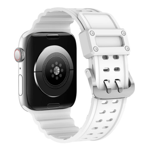 Apple Watch 414038mm Protection silikoonist kellarihm valge 3