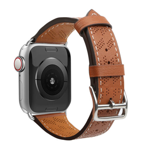 Apple Watch 414038mm Stiilne nahkrihm pruun 1